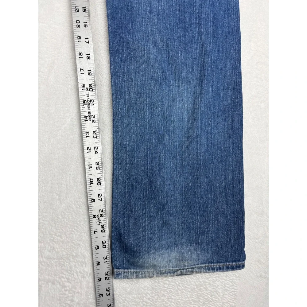 Paige Mens 36x33 Jeans Grungy Medium Blue Wash USA Made